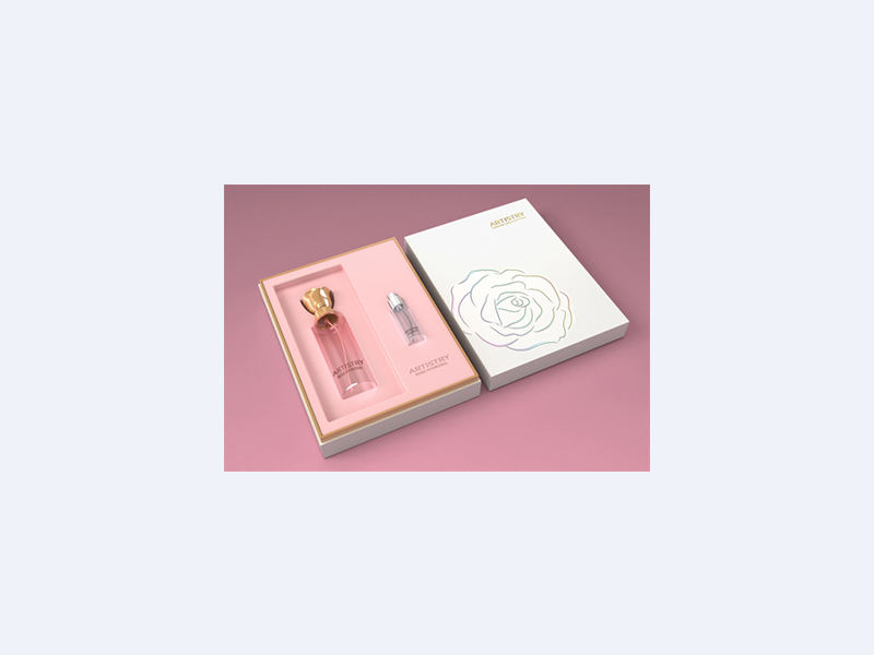 化妝品彩色濕壓紙托包裝盒