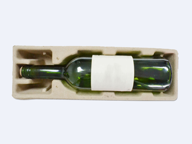 酒紙托白色干壓紙塑環(huán)保包裝