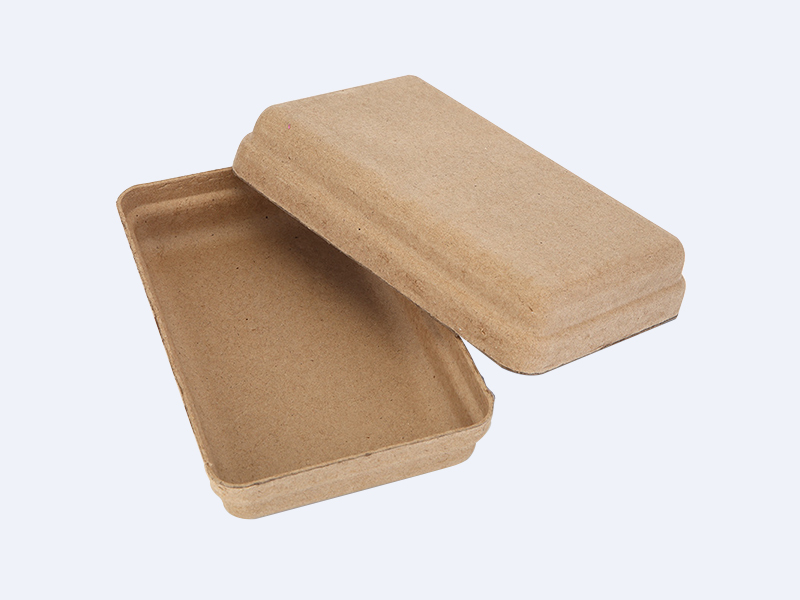 服裝收納盒黃色干壓紙托