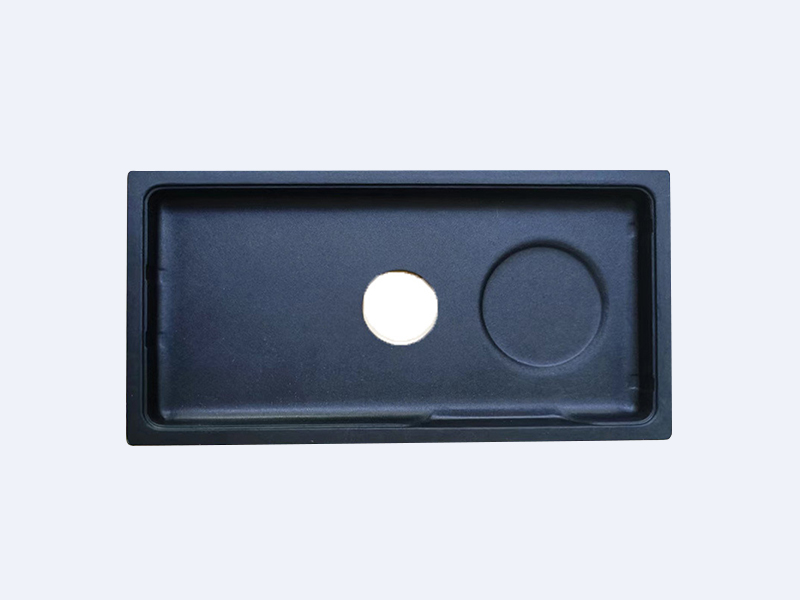 手機(jī)黑色濕壓紙托紙塑