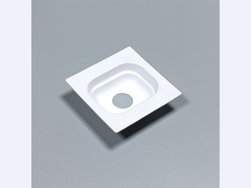 藍(lán)牙耳機(jī)甘蔗漿白色濕壓紙托