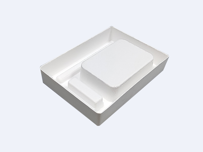 藍(lán)牙音響白色環(huán)保紙漿模塑包裝內(nèi)托